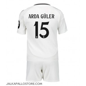 Real Madrid Arda Guler #15 Kotipaita Lapsille 2024-25 Lyhythihainen (+ shortsit)